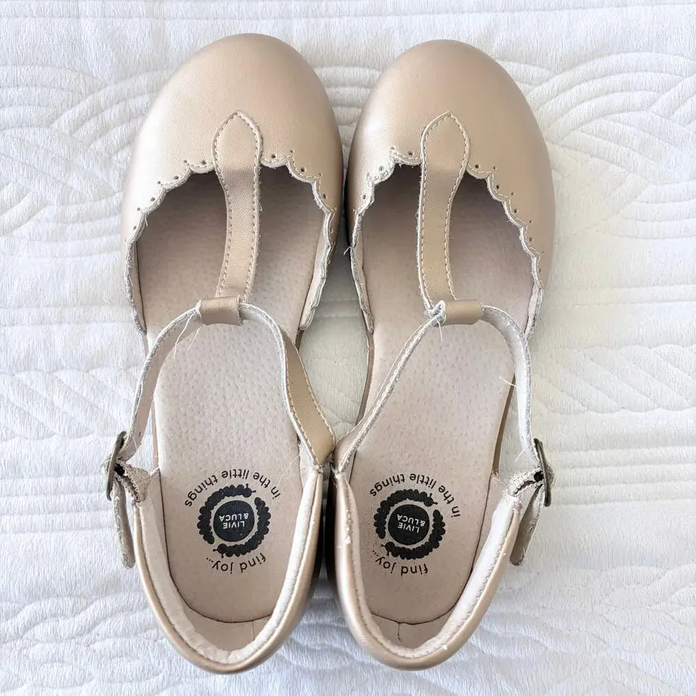 Livie & Luca Fresca Pearl Shimmer Mary Jane Flats Size 1